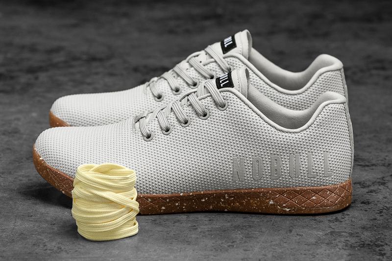 Men's Nobull Moon Rock Speckle Trainers White | SG C2264T